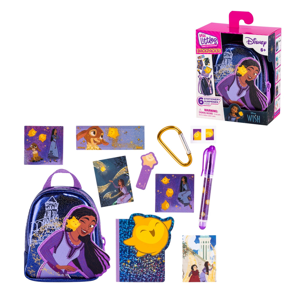 Mochila Disney Con Accesorios Real Littles - Wish